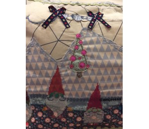 Stickserie - Kreuzstich Winterzauber Wichtel